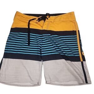 Rip Curl Mirage Size 36 Drawstring Swim shorts trunks mens